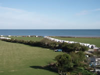 Camping field with access to the beach